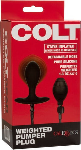 Colt Weighted Pumper Silicone Anal Plug - Butt Plugs