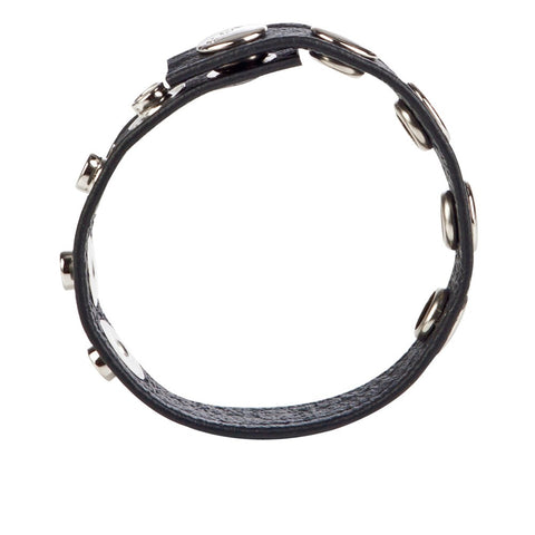 Colt Adjustable 5 Snap Fastener Leather C/B Strap Cock Ring - Cock Rings