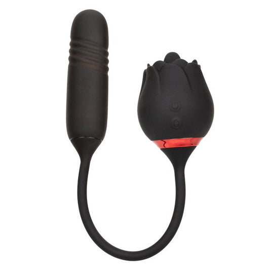 French Kiss Elite Romeo 10 Function Personal Clitoral Massager Black - - Clit Ticklers and Pulsators