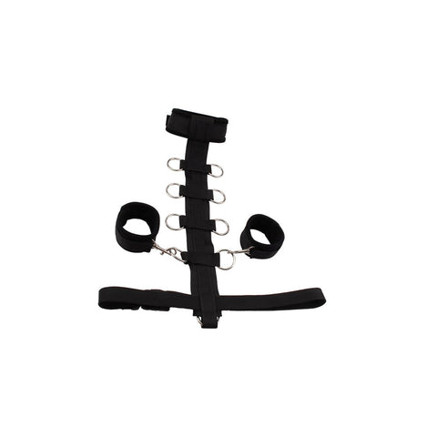 Behave Be My Slave Bondage Set Black - Cuffs And Restraints