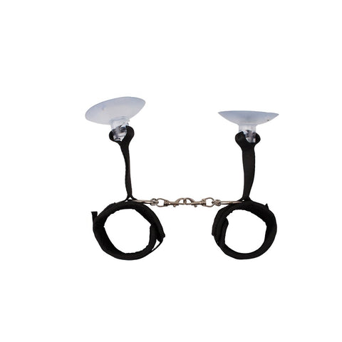 Behave Tie Up Love Adjustable BDSM Cuffs Black - Cuffs And Restraints