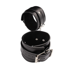 Behave Adjustable Classic Hand Cuffs Black - - Cuffs And Restraints