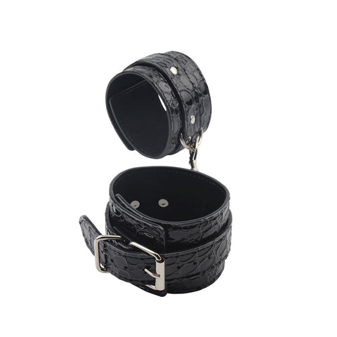 Behave Be Good BDSM Play Ankle Cuffs Black - Cuffs And Restraints