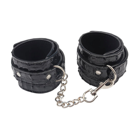 Behave Surrender Fully Adjustable Ankle Restraints Black - - Cuffs And Restraints