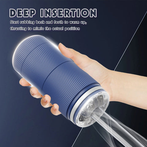 Lust Ripple Phantom Mens Masturbator Blue - Masturbators and Strokers