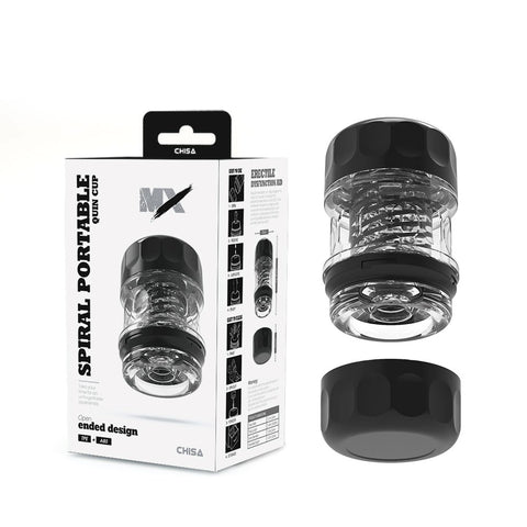 MX Spiral Portable Quin Cup Male Stroker - Masturbators and Strokers