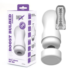 MX Boost Bulbed Latex Free Male Stroker - - Masturbators and Strokers