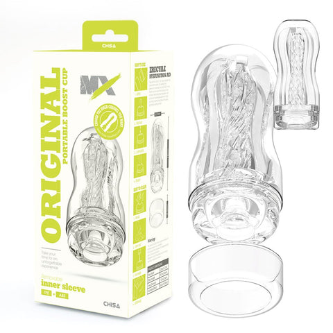 MX Original Portable Boost Super Soft Male Stroker Cup - Masturbators and Strokers