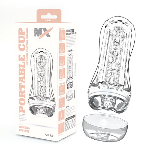 MX Portable Cup Strong Edition Mens Masturbator Combo - Masturbators and Strokers