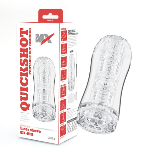 MX Quickshot Portable Cup Bearhug Mens Stroker - Masturbators and Strokers