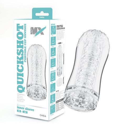 MX Quickshot Portable Cup Onwings Male Masturbator Device - Masturbators and Strokers
