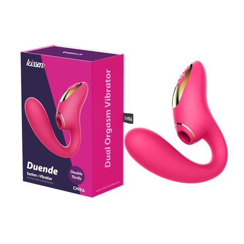 Kissen Duende 10 Vibratin Patterns Clitoral Stimulator Pink - Clit Ticklers and Pulsators