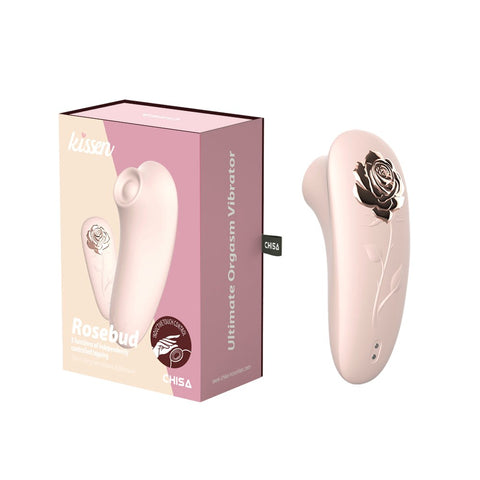 Kissen Rosebud Waterproof Clitoral Massager Pink - Clit Ticklers and Pulsators