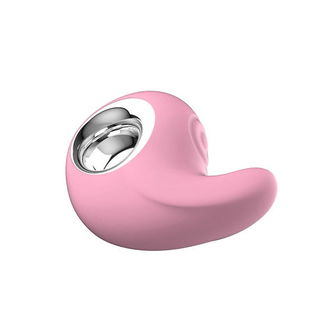 Kissen Comma Vibration & Tapping Pattern Clitoral Massager Pink - Clit Ticklers and Pulsators