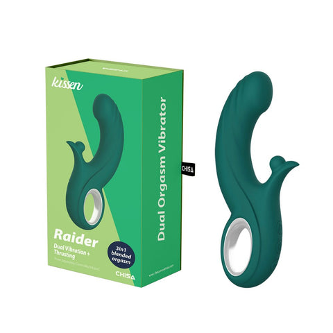 Kissen Raider G Spot Rabbit Vibrator Green - Rabbit Vibrators