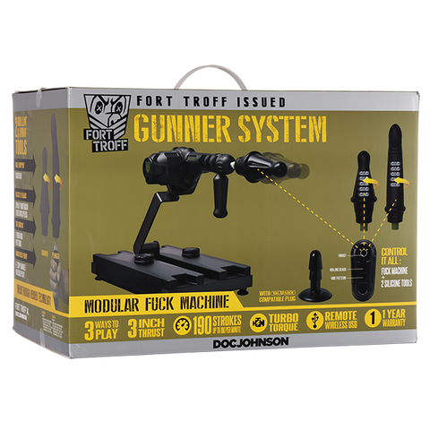 Doc Johnson Fort Troff Gunner System 3 In 1 Fuck Machine - Sex Machines