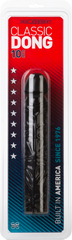 Doc Johnson Classic Textured Veins Realistic Dong 10 Inch Black - - Realistic Dildos