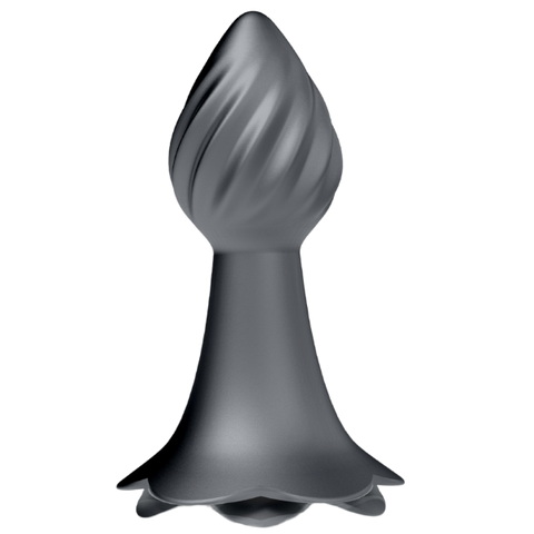 NANMA Corporation Iceberg Rose 10 Rhythms Vibrating Anal Plug Premium Silicone - Butt Plugs