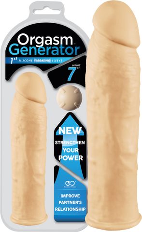 NANMA Corporation Excellent Power 7 Inches Orgasm Generator Penis Sleeve - Penis Sleeves and Extenders