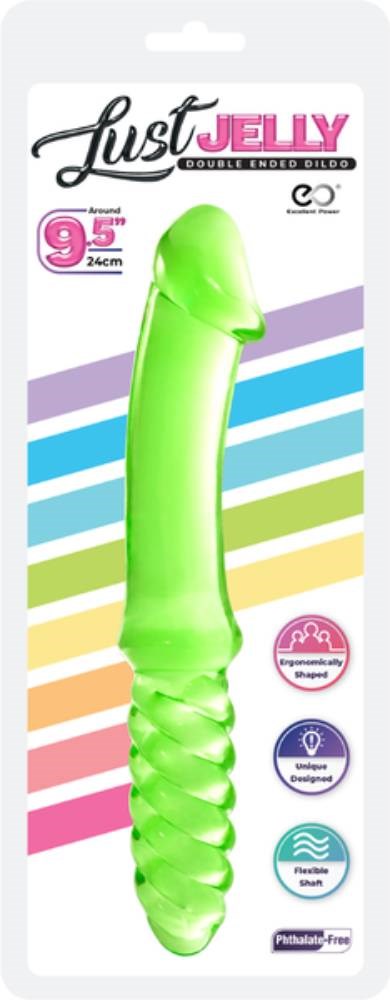 Lust Jelly Double Ended Flexible Shaft Realistic Dildo - - Realistic Dildos