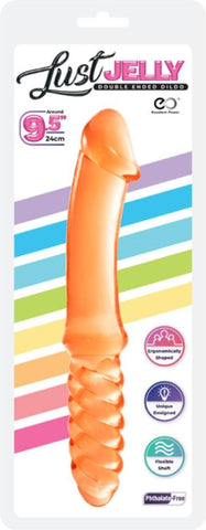 NANMA Corporation Lust Jelly Double Ended Flexible Shaft Realistic Dildo - Realistic Dildos