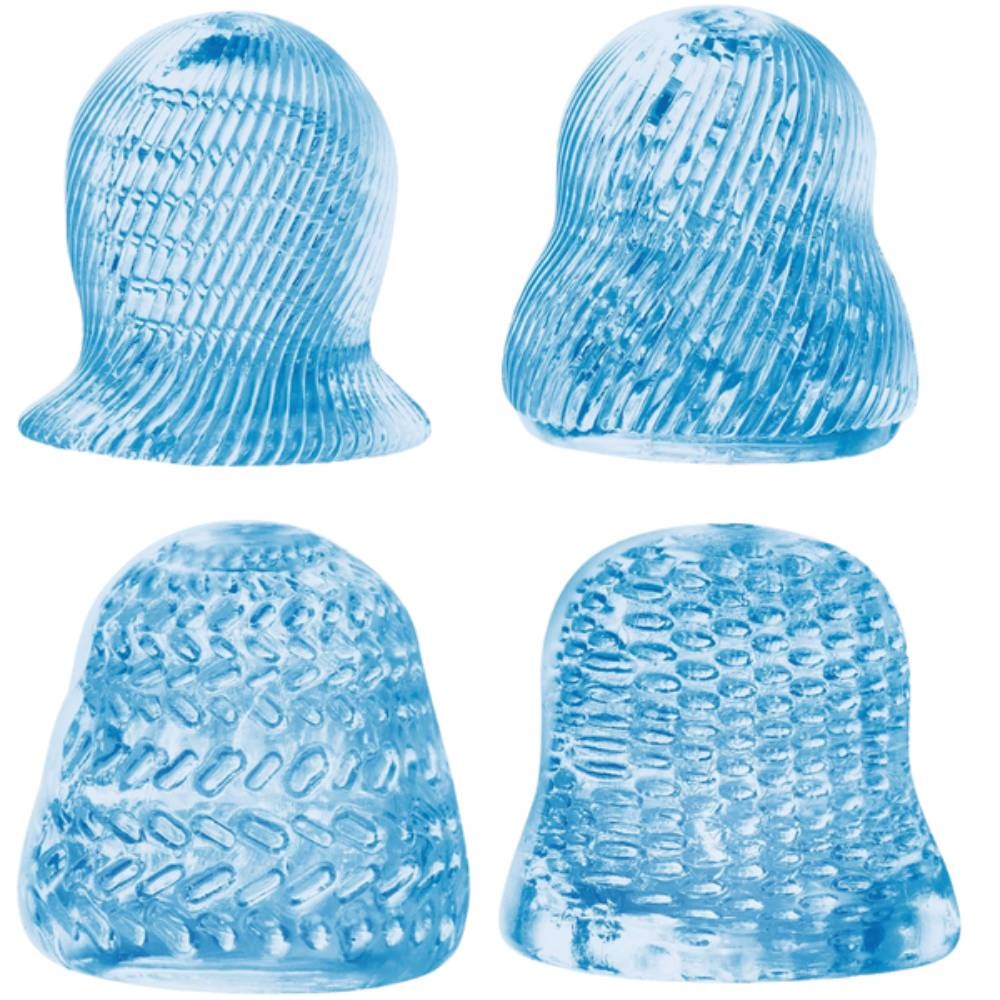 The Fedora 4 in 1 Glans Mens Stroker Set - - Masturbators and Strokers