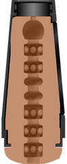 Main Squeeze The Original Pussy Variable Pleasure Ultraskyn Stroker Caramel - - Masturbators and Strokers