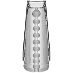 Main Squeeze OPTIX Uniquely Textured ULTRASKYN Male Masturbator Crystal Blue - - Masturbators and Strokers