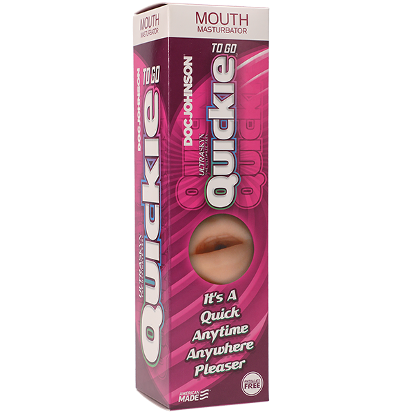 Doc Johnson Quickies To Go ULTRASKYN Male Masturbator Mouth - - Masturbators and Strokers