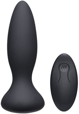 A-Play Vibe Adventurous Remote Control Rechargeable Butt Plug Black - Butt Plugs