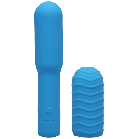 Doc Johnson Pocket Rocket Elite Rechargeable 7 Function Bullet Vibrator - Bullet Vibrators