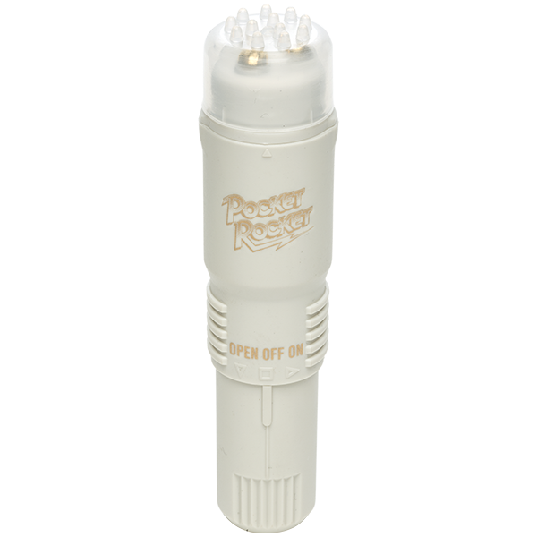 Pocket Rocket The Original Vibrating Body Wand Massager White - - Body Wands