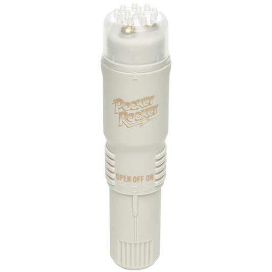 Pocket Rocket The Original Vibrating Body Wand Massager White - - Body Wands