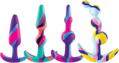 Fervent Gala Flared Base Silicone Butt Plug Training Kit - - Butt Plugs