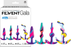 Fervent Gala Flared Base Silicone Butt Plug Training Kit - - Butt Plugs