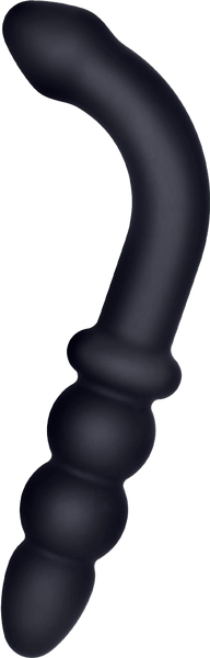 Excellent Power Deep Comber Anal Plug With Hook Black - - Butt Plugs