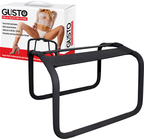 Excellent Power Gusto The Ultimate Sex Position Stool Black - Sex Machines