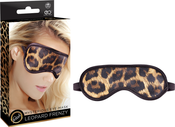 Leopard Frenzy Mysterious Eye Mask - - Masks And Blindfolds
