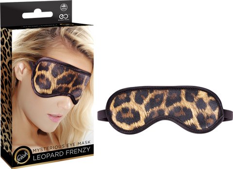 Leopard Frenzy Mysterious Eye Mask - Masks And Blindfolds