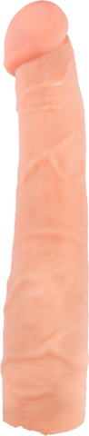 NANMA Corporation Loveclone RX Penis Extension Sleeve 10 Inch Flesh Real Skin - Penis Sleeves and Extenders