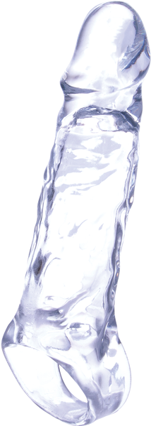 NANMA Corporation Ice Crystals Collection Penis Length Enhancer 5 Inch Clear - - Penis Sleeves and Extenders