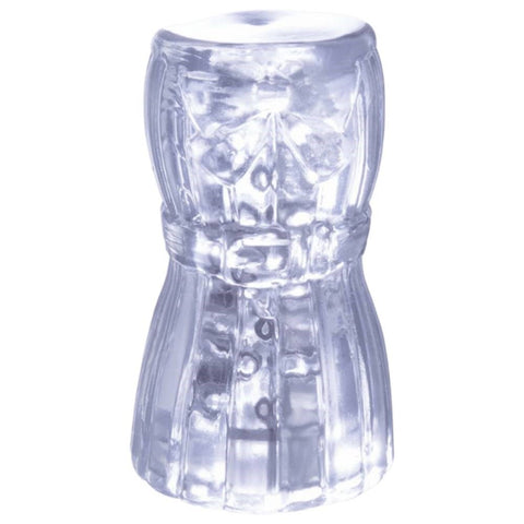 NANMA Corporation Cum On 3.3 Inches Pocket Jelly Male Masturbator with Ring - Masturbators and Strokers