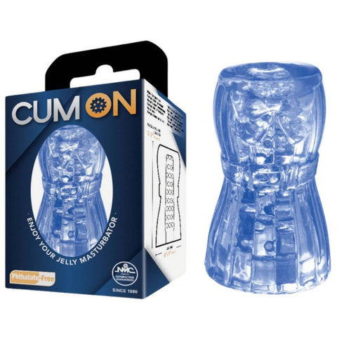 NANMA Corporation Cum On 3.3 Inches Pocket Jelly Male Masturbator with Ring - Masturbators and Strokers