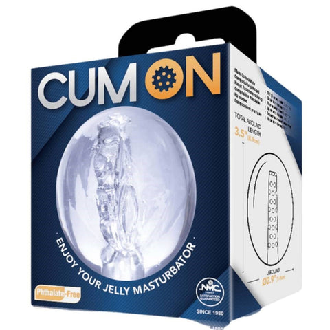 NANMA Corporation Cum On Stretchable Pocket Jelly Male Masturbator 3.5 Inches - Masturbators and Strokers