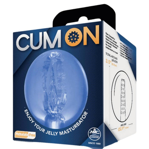 NANMA Corporation Cum On Stretchable Pocket Jelly Male Masturbator 3.5 Inches - Masturbators and Strokers
