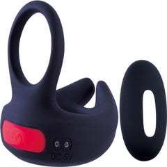 Giga Booster Dual Motor Vibrating Cock Ring with Scrotal Stimulator - - Vibrating Cock Rings
