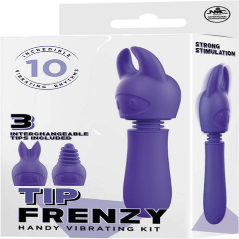 NANMA Excellent Power Tip Frenzy 10 Functions Silicone Body Wands Massager - Body Wands