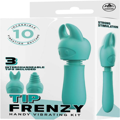 NANMA Excellent Power Tip Frenzy 10 Functions Silicone Body Wands Massager - Body Wands