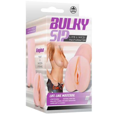 Bulky Sip Super Soft and Flexible Life Like Vagina Masturbator Flesh - Masturbators and Strokers