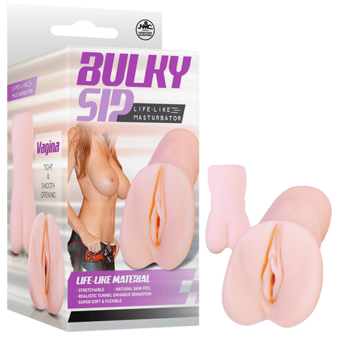 Bulky Sip Super Soft and Flexible Life Like Vagina Masturbator Flesh - Masturbators and Strokers